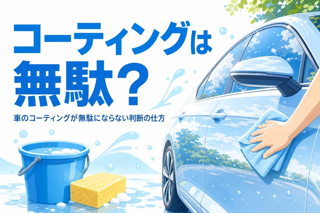 艶のある乗用車のボディをタオルで拭き上げている手元
